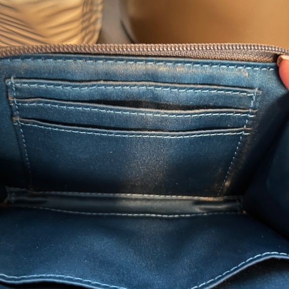 Coach Zip Around Wallet Wristlet Silver/Gray Optic C  - Picture 9 of 16